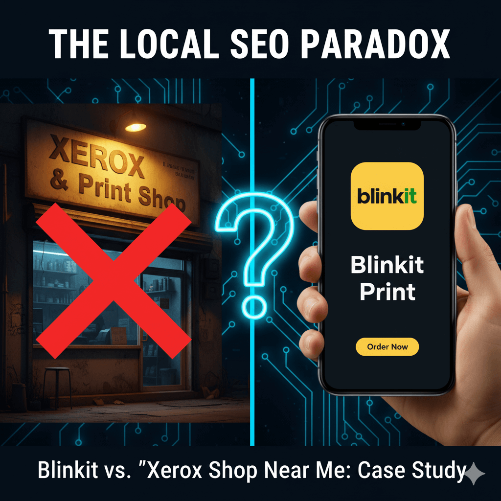 Blinkit & "Xerox Shop Near Me": The Local SEO Case Study