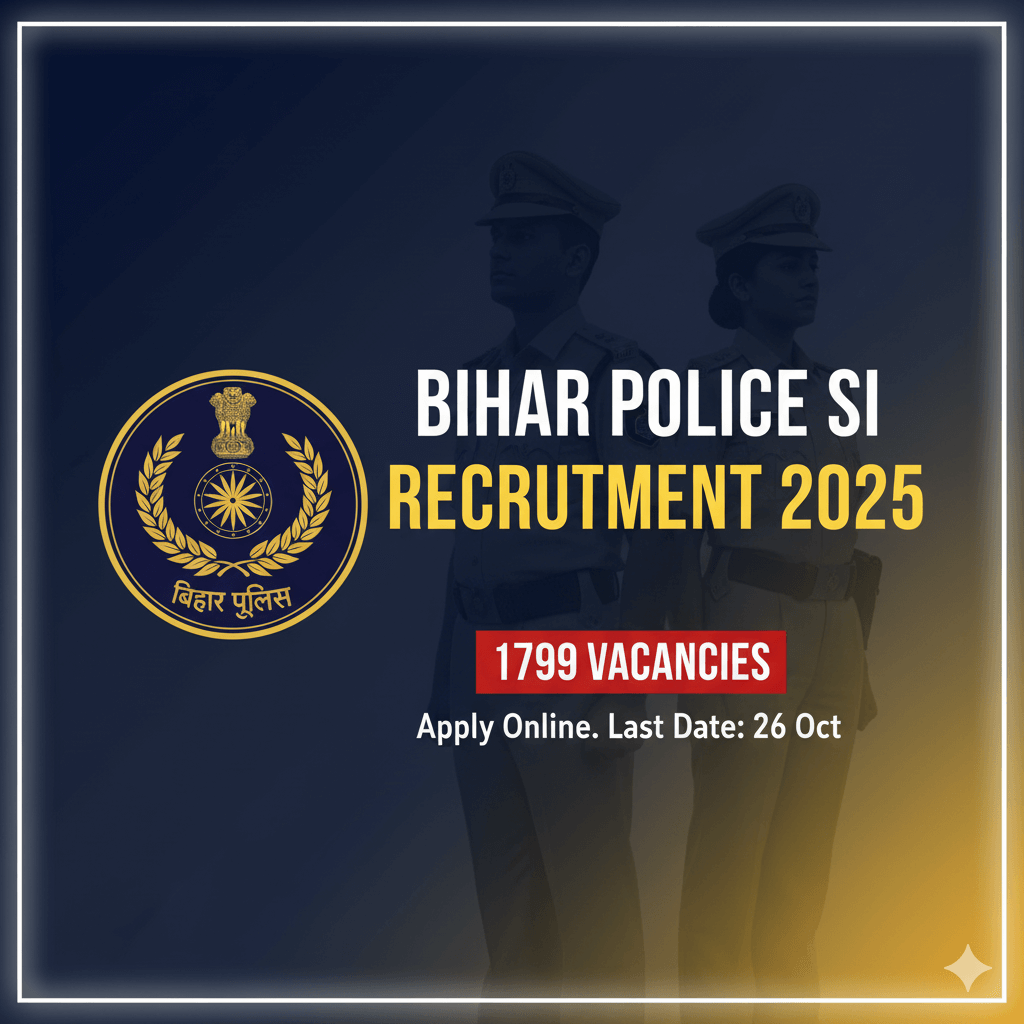 Bihar Police SI Recruitment 2025
